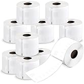 L LIKED 10 Rolls 2-5/16" x 4" Thermal Shipping Labels, Perforated Line, Compatible with Rollo, Zebra, Jadens, Nelko, Munbyn, Phomemo Desktop Printers and Dymo 30256 Replacement (3000 Labels)