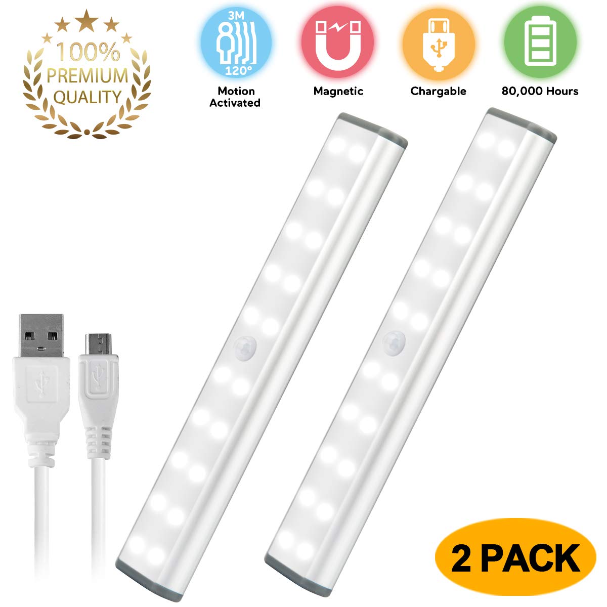 Best Under Cabinet Led Lighting Battery Operated