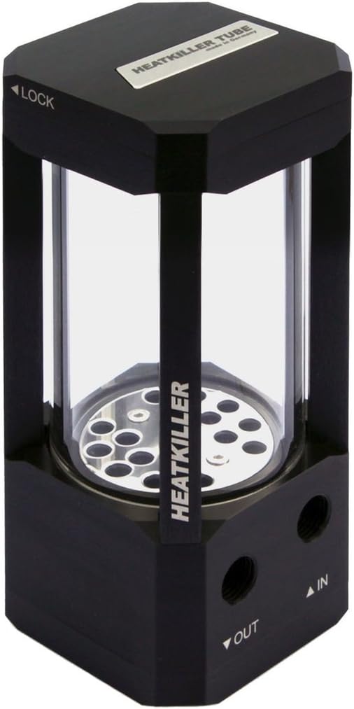 Watercool Heatkiller Tube 100 D5 Tower Terms - Black, 30203