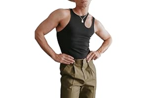 cloudmall Men's Summer Fashion Tank Tops Sexy Sleeveless T Shirts Punk Tee Vest Streetwear