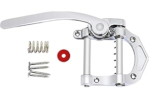 Metallor Guitar Tremolo Tailpiece Vibrato Bridge Compatible with SG LP Tele Style Flat Top Electric Guitar Parts Replacement Chrome.