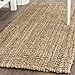 SAFAVIEH Natural Fiber Collection Runner Rug - 2' x 12', Natural, Handmade Chunky Textured Jute 0.75-inch Thick, Ideal for High Traffic Areas in Living Room, Bedroom (NF447A)