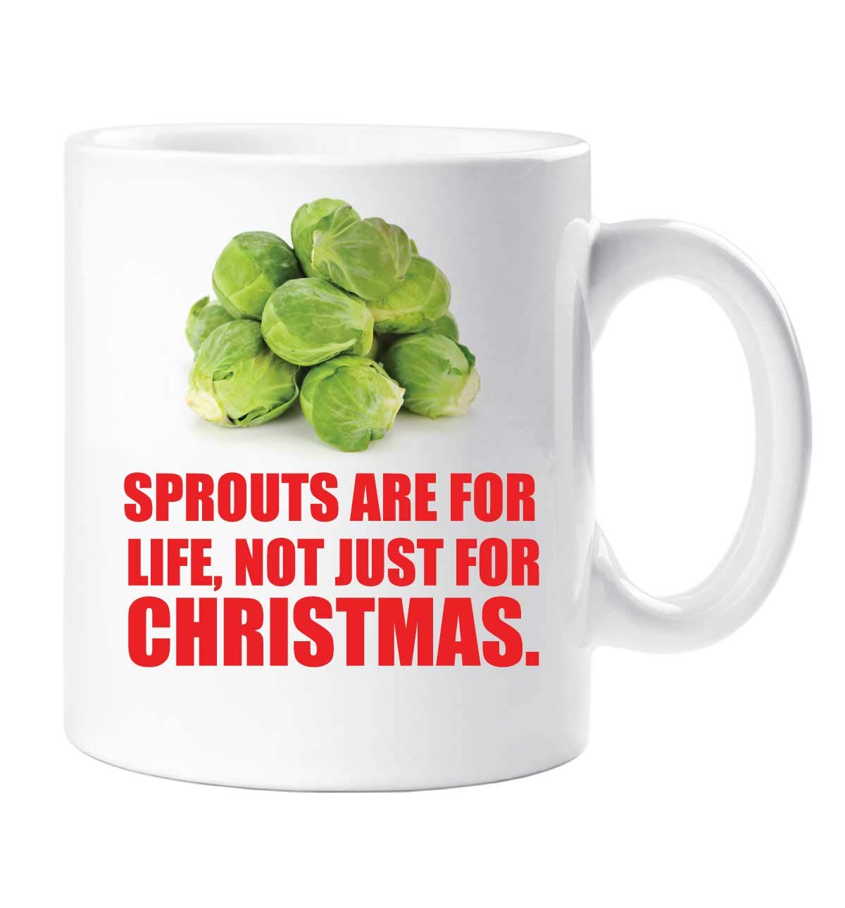 60 Second Makeover Limited Sprouts are for Life Not Just for Christmas Mug Gift Present Friend Brussel Sprouts Sprout Lover Stocking Filler Friend