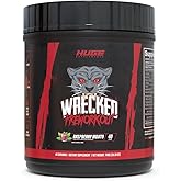 Wrecked Pre Workout, Advanced Formula, Boosts Energy, Focus, Pumps & Performance, 10g L-Citrulline, 6.4g Beta Alanine, 5g Tyrosine, 1g Alpha GPC, 375mg Fast-Acting Caffeine & More