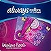 Always Radiant Infinity Overnight with Wings Scented Pads 24 Count