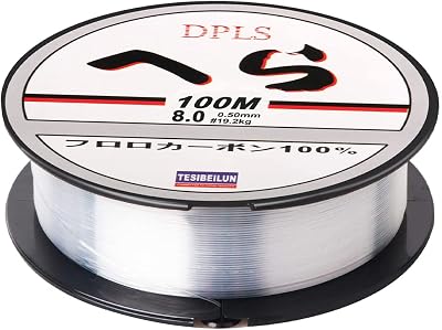 HCFGS Clear Nylon Fishing Line 100m 0.5mm Monofilament Transparent