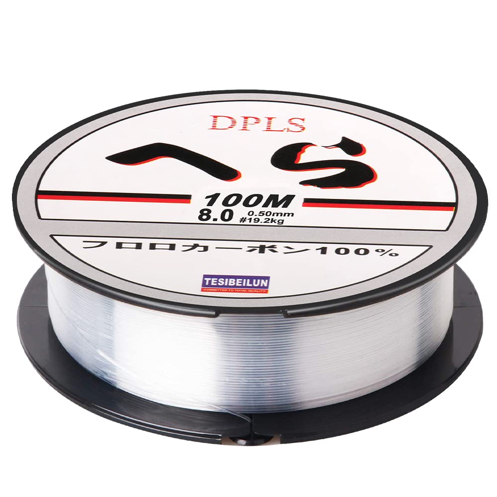 100 Meters Clear Nylon Fishing Line, 0.5 mm Monofilament, Strong Tension Wire for Fishing, Hanging, Craft
