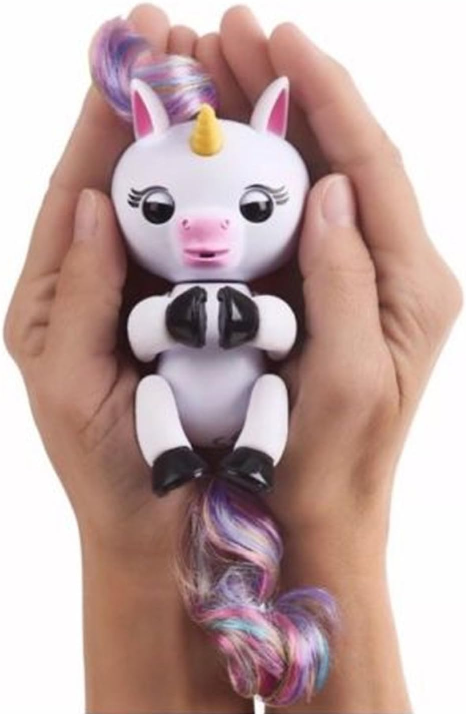 unicornio interactivo dedo