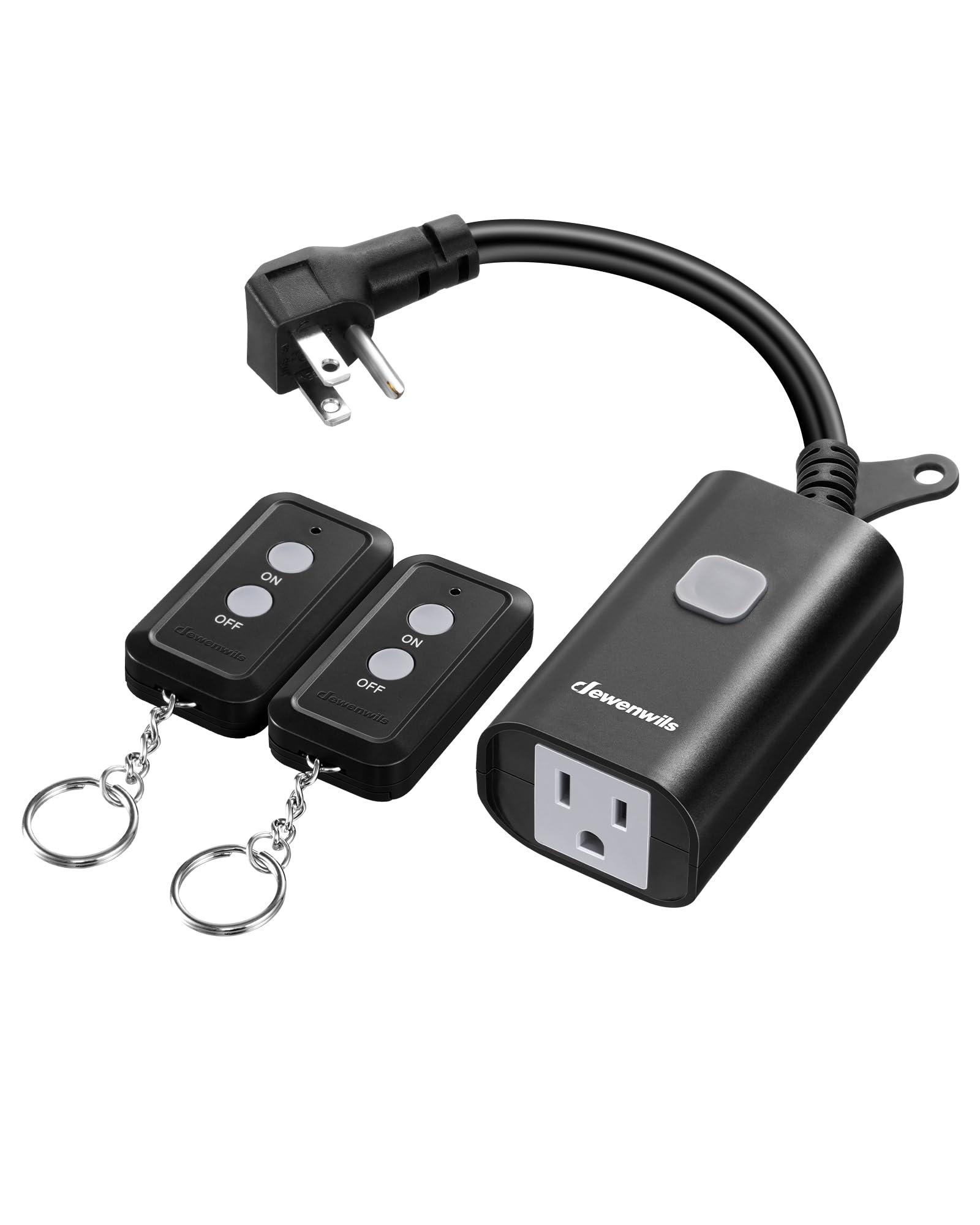DEWENWILS Outdoor Remote Control Outlet, 15A Wireless Remote Control ...