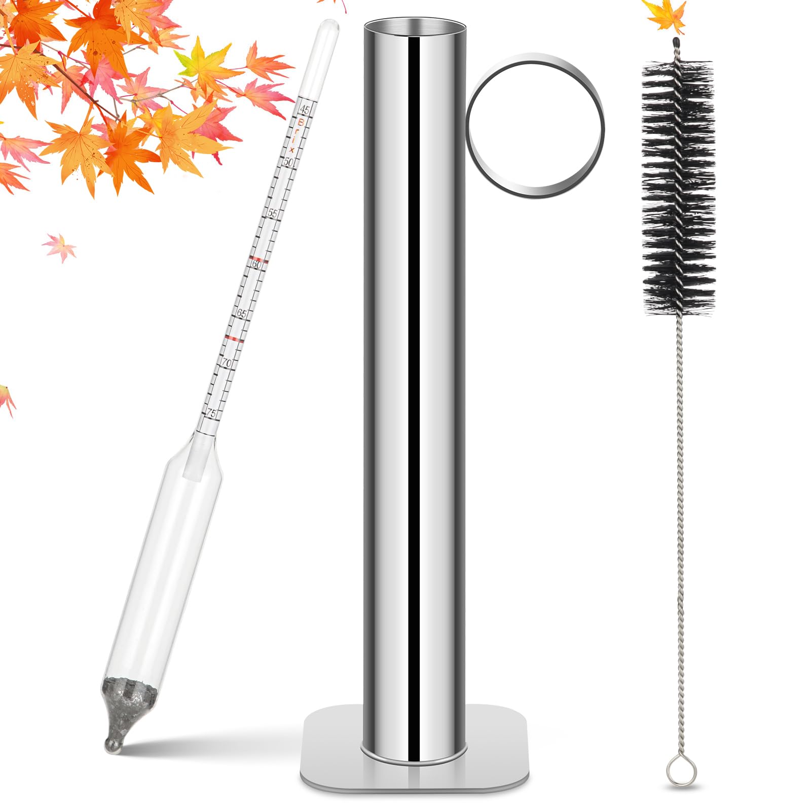 EIHFHIE Maple Syrup Hydrometer Test Cup Kit, High