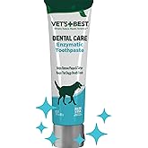 Vet's Best Enzymatic Dog Toothpaste Dental Gel, Vet Formulated 3.5 oz | Dog Teeth Cleaning Toothpaste, Helps Remove Plaque &