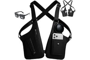 Premium Leather Adjustable Underarm Shoulder Bag for Men Anti Theft Water proof, Armor Hidden Underarm Strap Wallet