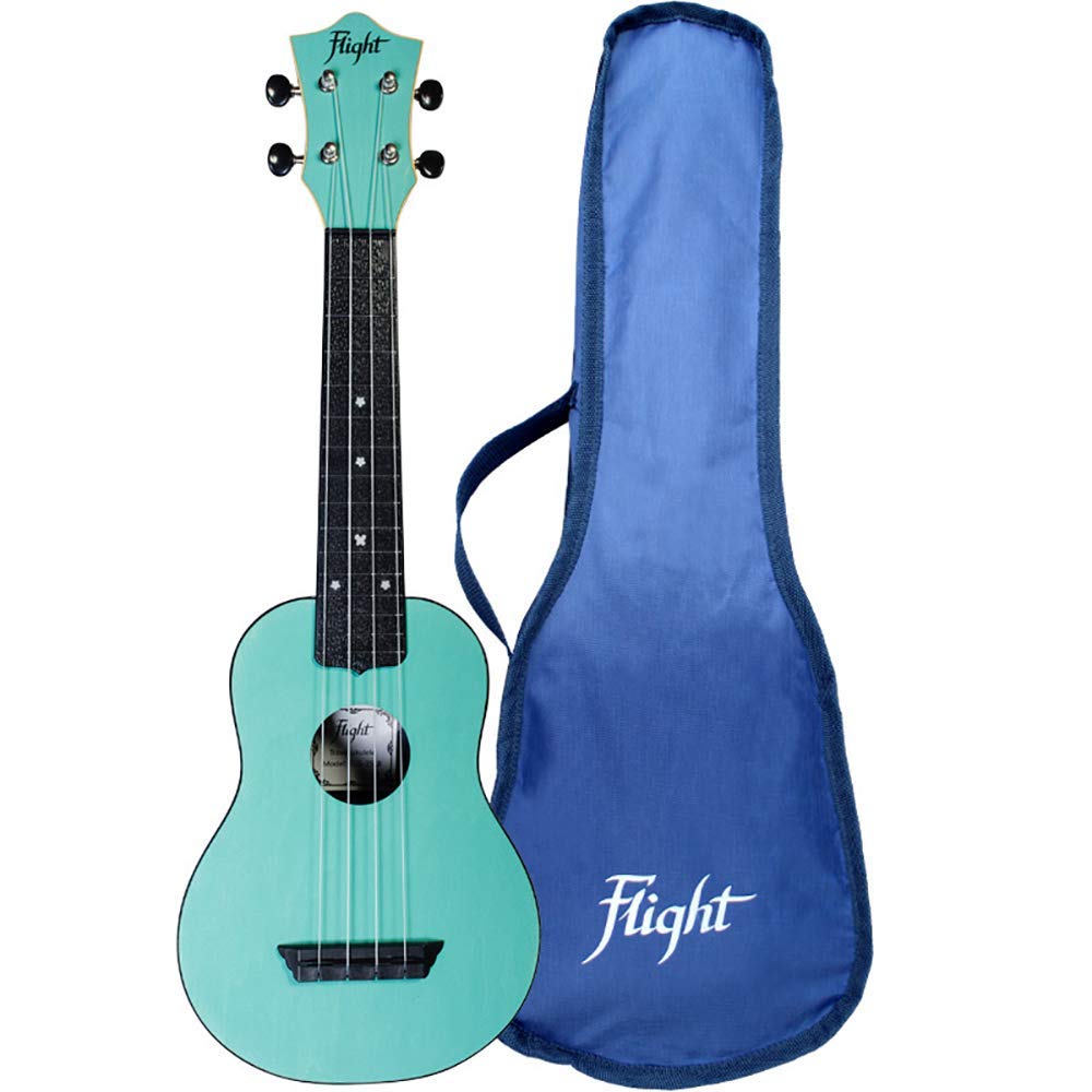 Flight, 4-String Travel Series Soprano Ukulele, Light Blue (TUS-35LB)