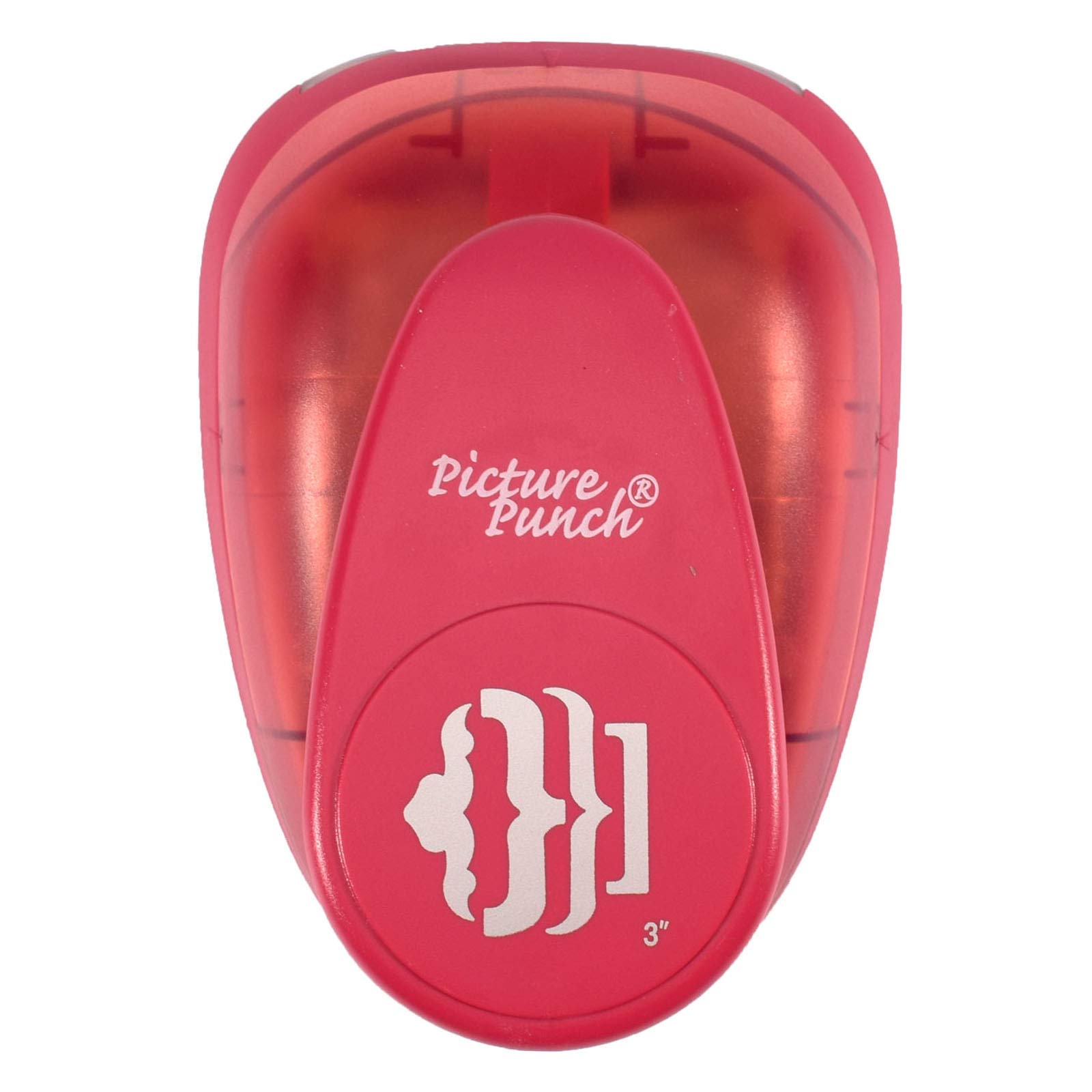 Vaessen Creative Craft Paper Punch - Accolades - Ø 6,4 x 6,6 cm - Circle Cutter for Crafting and Card Making