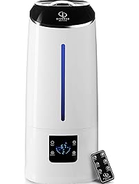 Cool Mist Humidifier - Air Humidifier - Humidifiers for Bedroom - Baby Vaporizer Room Humidifier - Home Top Fill Filterless Ultrasonic Humidifiers for Babies Kids - Air Mist 6l Large Room Humidifier