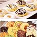 Ozera 2-Pack Donut Baking Pan, Non-Stick Donut Mold, Silicone Baking Molds for Donuts, Easy to Bake Full Size Perfect Shaped Doughnuts