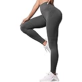 Fittingirls Women's High Waisted Tummy Control Scrunch Butt Lifting Seamless Workout Yoga Pants