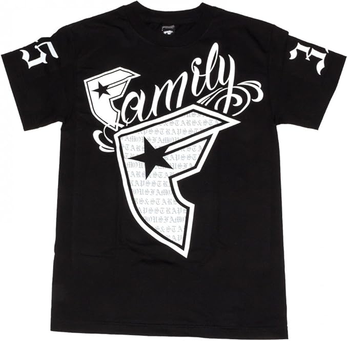 Famous Stars and Straps Men's Endless Combo TShirt, Black