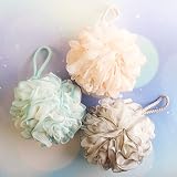 Omenluck 2Pcs Exfoliating Loofah Shower Balls Body Wash Back Scrubber Bath Set view 4