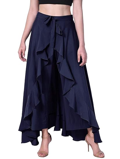 plus size ruffle pants