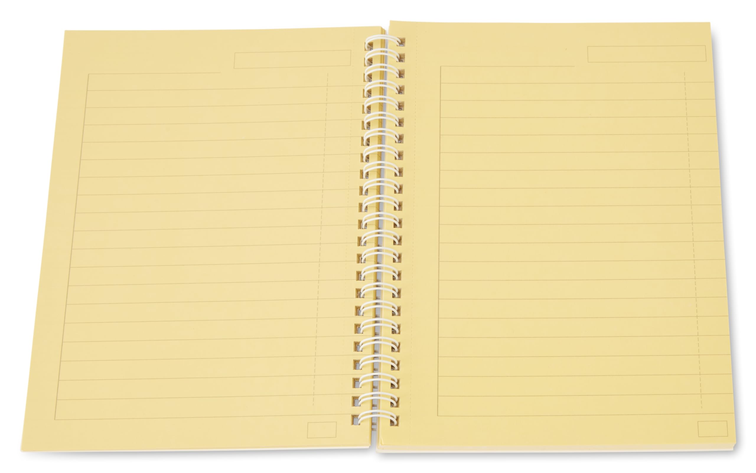 Crossbow Education Tinted A5 Spiral Bound Notebook - Dyslexia & Visual Stress Friendly (Yellow)