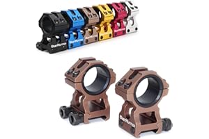 WestHunter Industrial Grade Precision Rifle Scope Rings, 1 Inch 30 mm Tactical 6061 T6 Picatinny Scope Mount | 36 mm / 29 mm Center Height