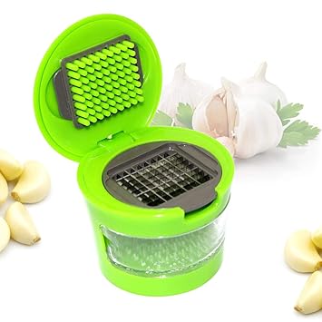 Picadora De Ajo Y Rebanador, Picador De Ajo Redondo, Mini Prensa ...