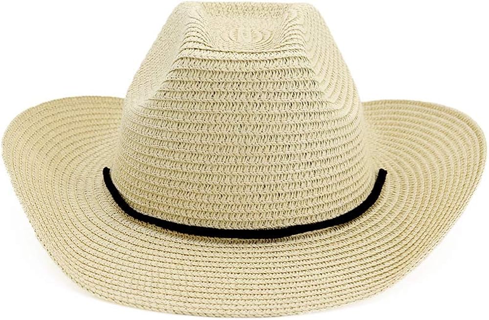 WENHAODJ Cowboy hat Visor Outdoor Beach Hats Men and Women Wide Side