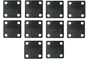 Bobco Metals 3”X3” Weldable Square Steel Metal Baseplate | A36 Steel Plate - High-Quality Steels Plate Base for Structure Support | 10 Pieces
