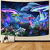 Mushroom Tapestry, Cool Tapestries for Bedroom