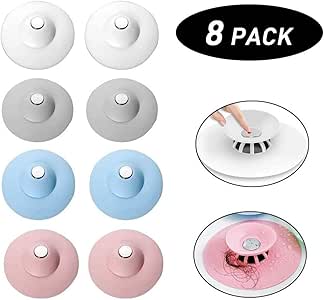 SHOUJIK Tapón Fregadero Universal Colector de Pelo Herramienta de