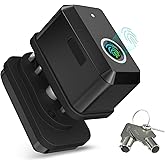 KENRONE Biometrics Gun Trigger Lock,Fingerprint and Key Unlocked Trigger Locks,Quick Release and Secure Gun Lock for Pistols,