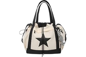 SAANG & JAT Star Messenger Bag, Vintage Star Tote Bag Y2K, Cute Aesthetic Crossbody Bag For Women, Fashion Shoulder Bag For Travel Bags