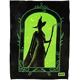 Collectibles Wicked Elphaba Bedding Super Soft Cozy Throw, 46 in x 60 in, (Officially Licensed Product) by Franco