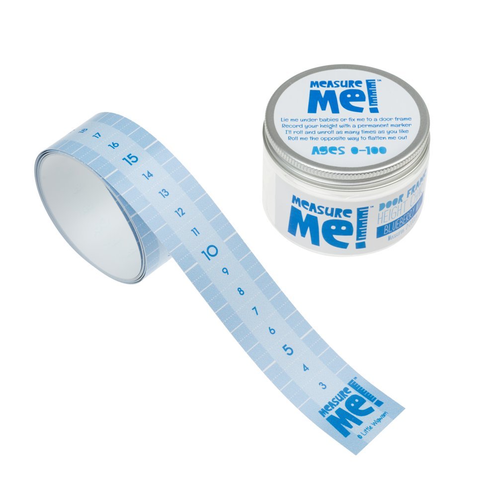 Measure Me! Roll-up Door Frame Height Chart for Kids - Blueberry Mix