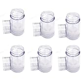 Clear Empty Plastic Round Deodorant Containers,Round Shape Bottom Filling Stick Deodorant Container Twist Up Stick Tube (C)