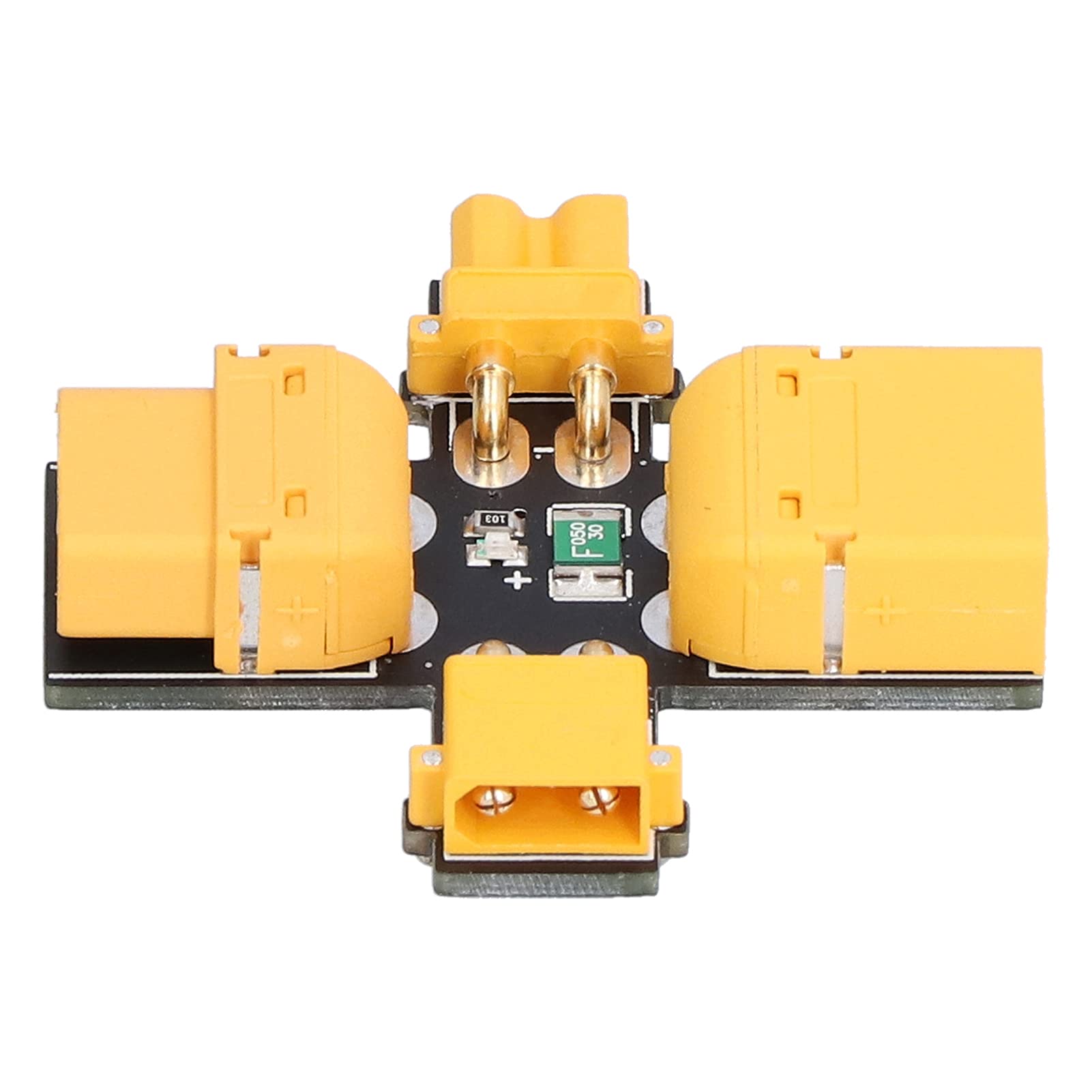 Smoke Stopper, Saver Resettable Fuze Smokestopper Smoke Stopper Short Circuit for XT30/XT60 Installation Test, with Red LED Indicator, Plastic + Car Parts