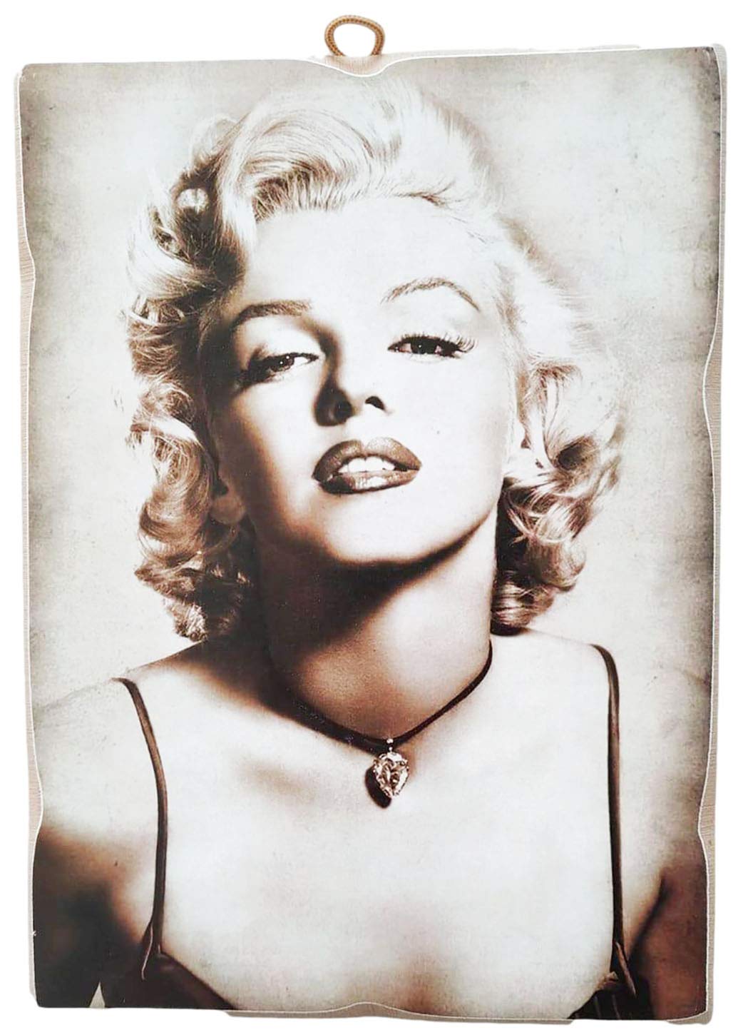 KUSTOM ART Picture Vintage Style Marilyn Monroe Collectible Wood Print