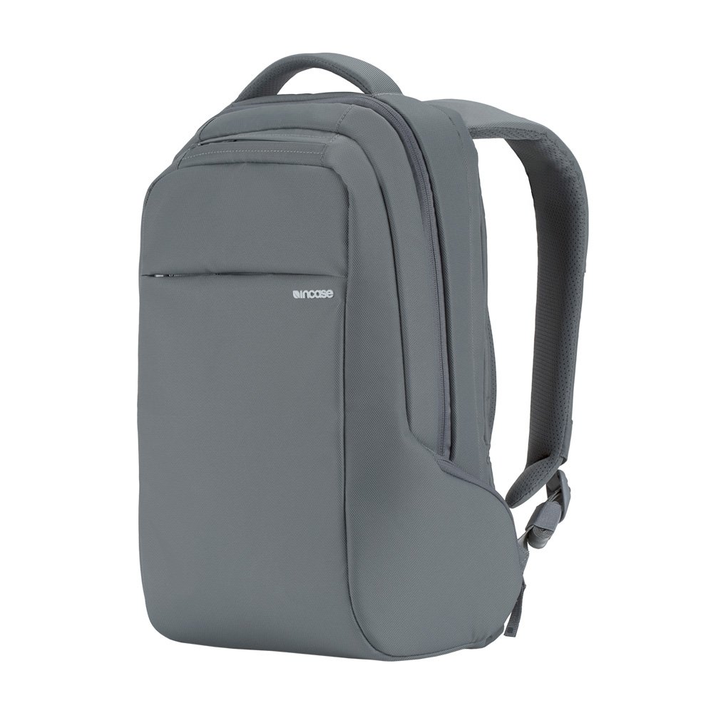 icon slim backpack with woolenex