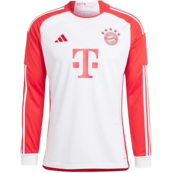 Amazon.com: adidas FC Bayern Men's Home Jersey Long Sleeve Fanatic