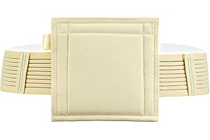 EASETOU Breathable G Tube Holder Belt Large Square Sponge Feeding Tube Pouch for Gastrostomy J Peg Peritoneal Dialysis PD Peritoneal Dialysis Catheter Accessories Women Men Beige Medium