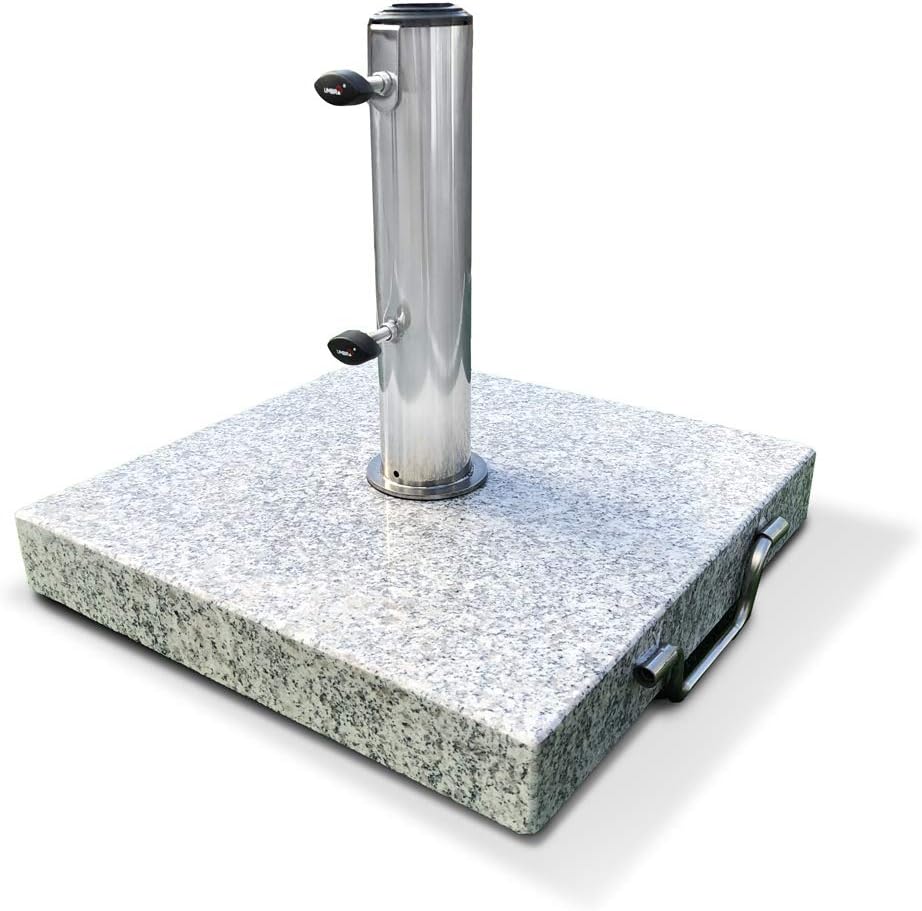 concrete parasol base with wheels