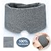 100% Handmade Cotton Sleep Mask Blackout - Comfortable & Breathable Eye Mask for Sleeping Adjustable Blinder Blindfold Airplane with Travel Pouch - Best Night Companion Eyeshade for Women Men Kid primary