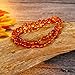 Raw Baltic Baby Amber Teething Necklace - (Cognac) Anti-Flammatory, Drooling & Free Teething Toy Pain Reduce - Reduces Tension and Fear, Teething Necklace for 3 to 36 Months Babies,Boys and Girls