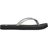 Sanuk Yoga Spree 4 | Yoga Mat Footbed | Flip Flops for Women | Yoga Sandals For Women | Women's Beach Sandals