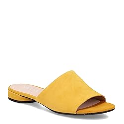 ECCO Women's Flat Sandal II Slide, merigold Goat