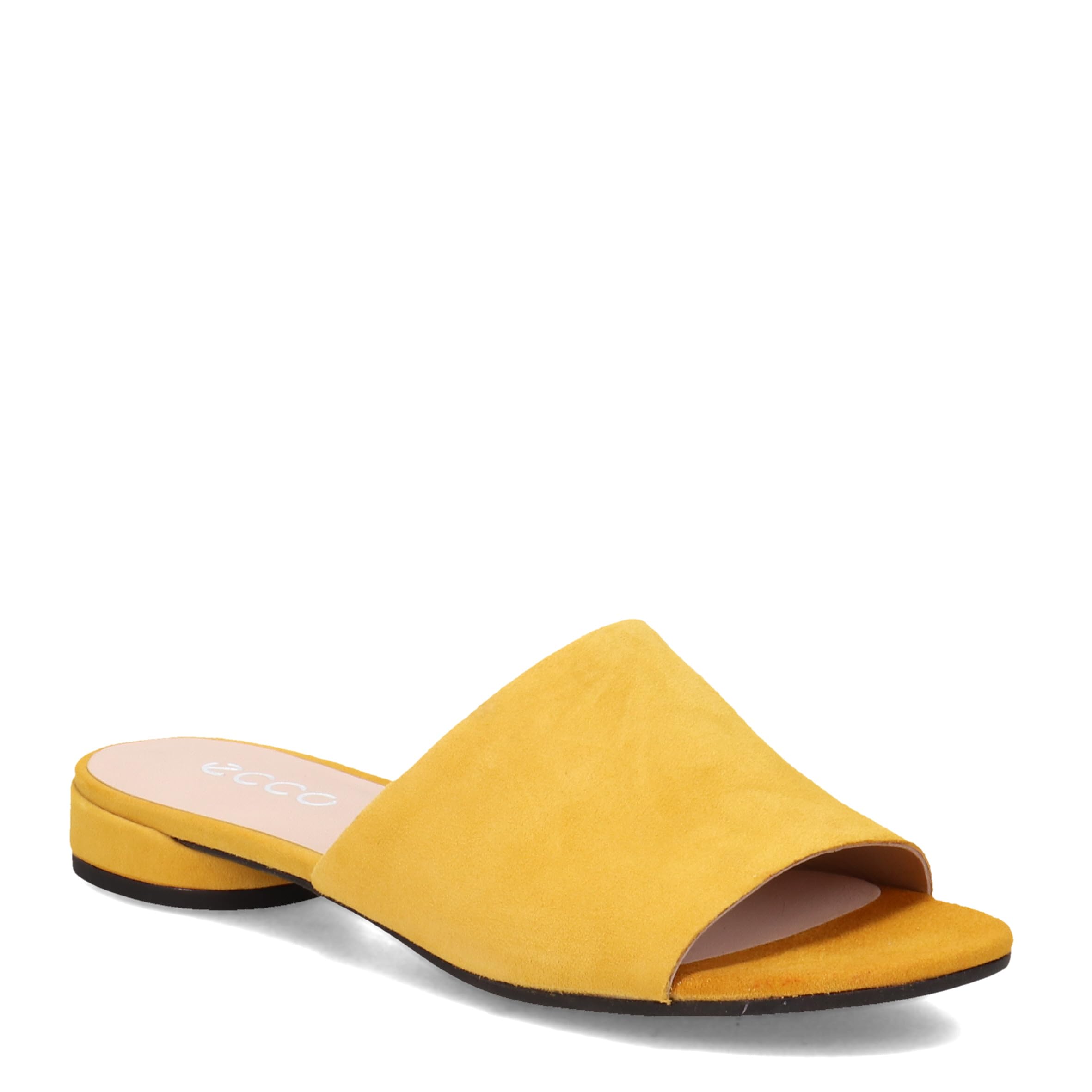 ECCO Women's Flat Sandal II Slide, merigold Goat