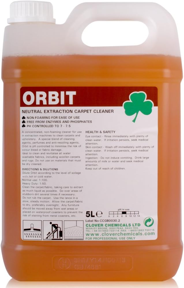 TheChemicalHut Orbit pH Neutral Wool Carpet Cleaner Detergent (5L