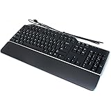 Genuine 1RW52 KB522 X20M8 7VHY1 Dell Business Multimedia USB Wired 104-Key 14-Hot Keys 2 USB Hub Keyboard Compatible Part Num