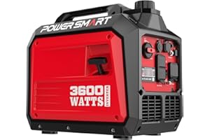 PowerSmart 3600-Watt Portable Inverter Generator with CO Protect, Quiet, 30 amp for RV, Generators for home use